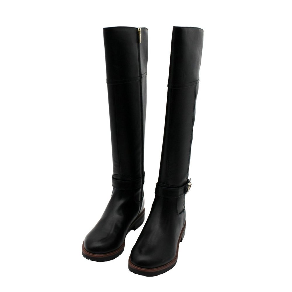 Tommy Hilfiger Women's Felvia Lug Bottom Riding Boots - Picture 5 of 7